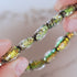 Onyx Flicker | .925 Sterling Silver | Firework Glass Pebble Bracelet